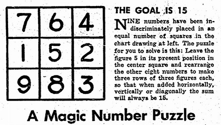 Magic Number Puzzle